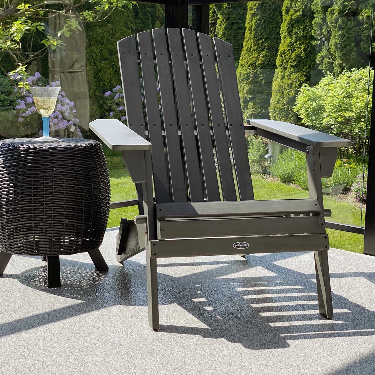 Patioflare Adirondack grey chair